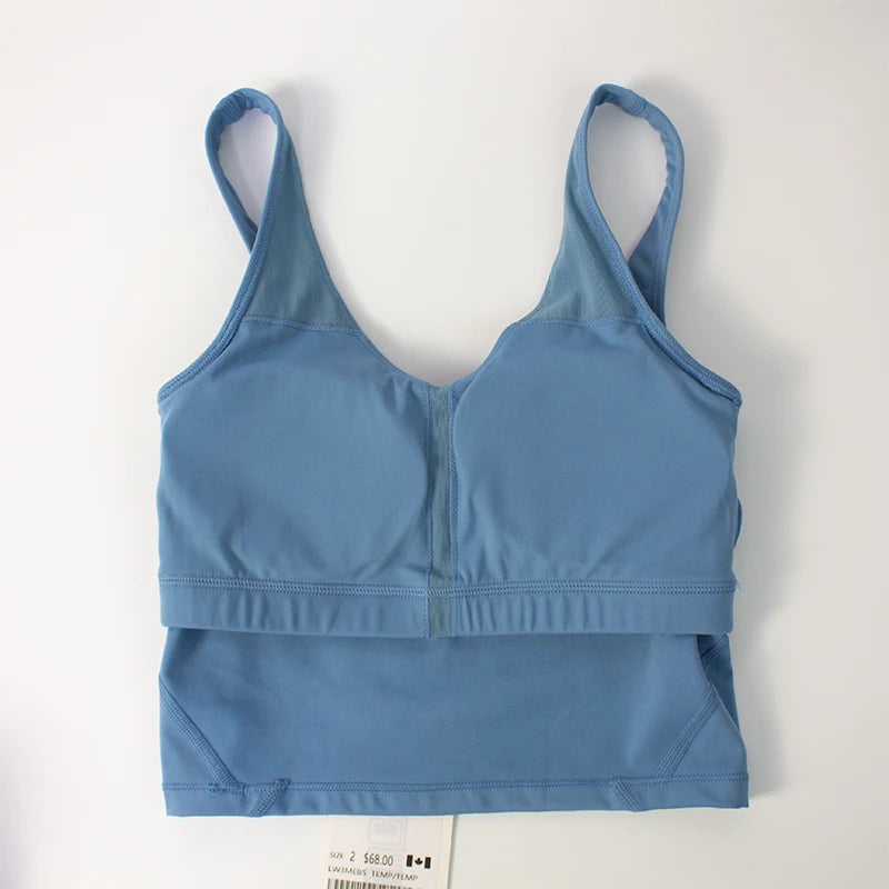 Sujetador deportivo de yoga, espalda en forma de U, deportes de alta calidad, fitness para correr, sujetador transpirable de secado rápido para mujer
