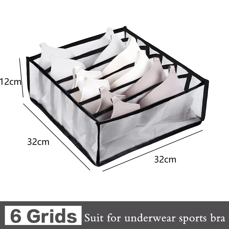 Organizador de ropa interior para sujetador deportivo, caja de almacenamiento para bragas y calcetines, organizador de ropa, armario, cajones, caja separadora