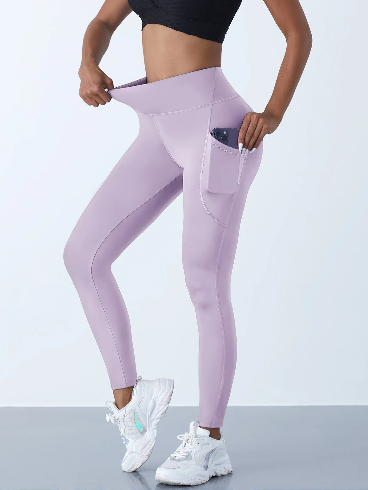 Leggings Deportivos de Cintura Alta | Bolsillos para Yoga y Fitness