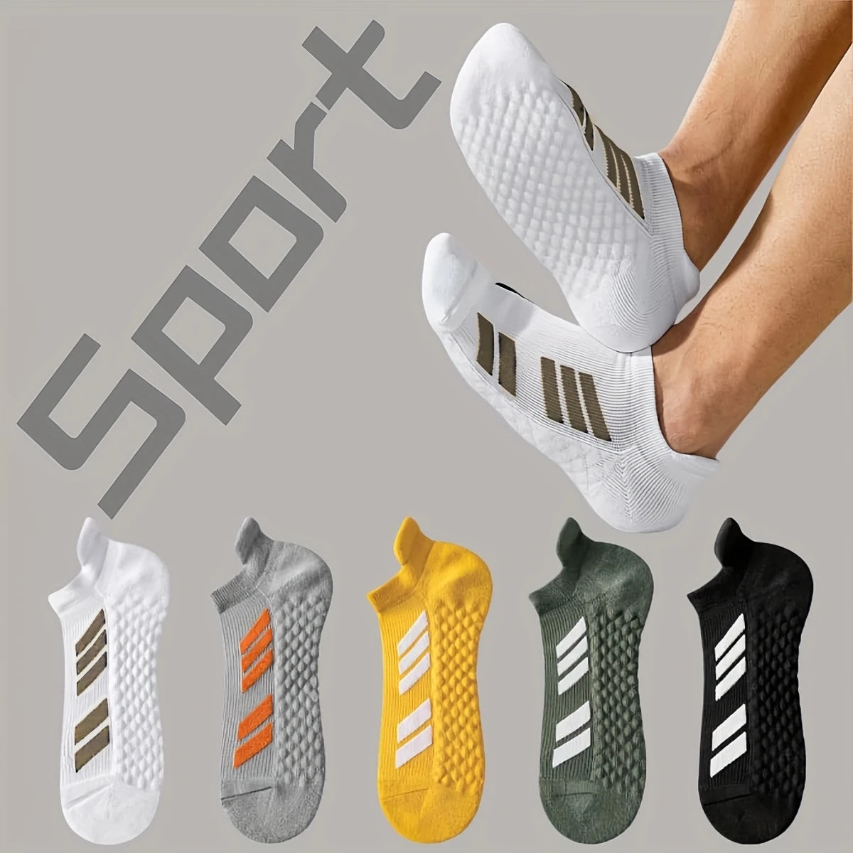 Calcetines Deportivos para Hombre y Mujer, Talla Grande, Diseño a Rayas, Primavera Verano, Calcetines Finos para Correr, Transpirables, Calcetines para Fitness y Senderismo