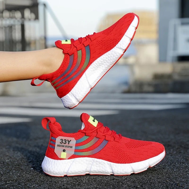 Zapatos deportivos informales para hombre, zapatillas ligeras transpirables, zapatillas de correr negras de malla para exteriores, zapatillas deportivas para correr Tenis para caminar