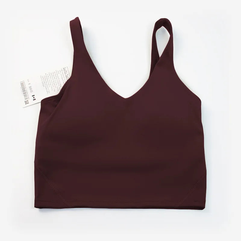 Sujetador deportivo de yoga, espalda en forma de U, deportes de alta calidad, fitness para correr, sujetador transpirable de secado rápido para mujer