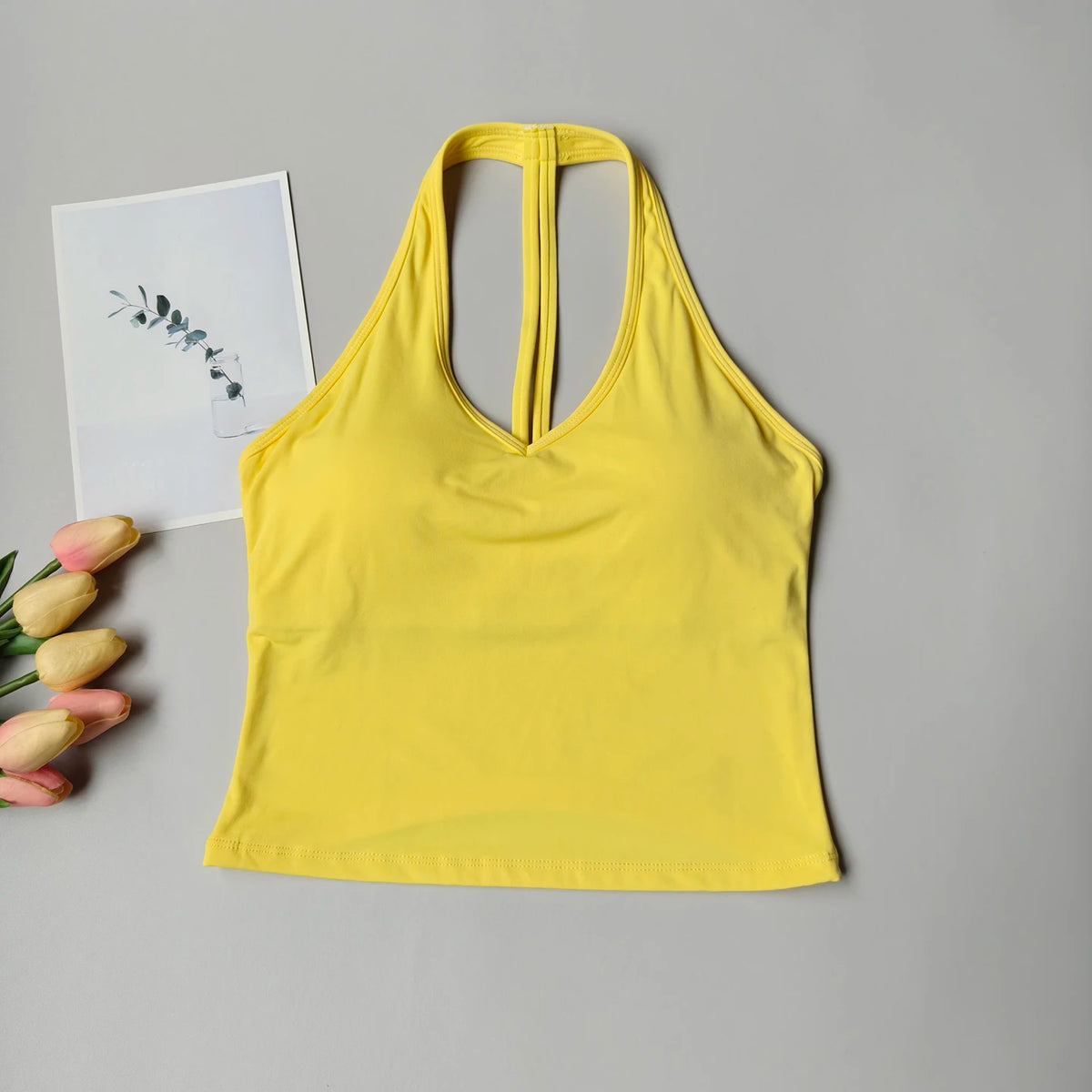 Sujetador Deportivo con Cuello en V | Yoga, Running y Fitness