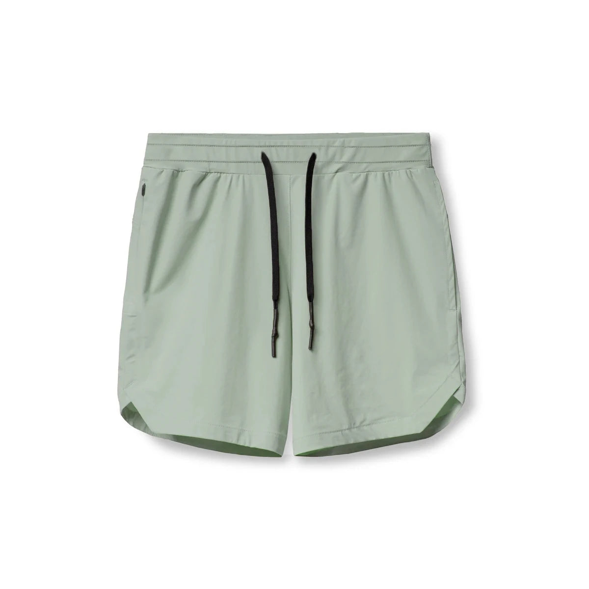 2024 pantalones cortos para correr para hombre, tejido de una sola capa, secado rápido, gimnasio, Color sólido, deportes de Fitness, ropa deportiva informal de entrenamiento, quinto pantalón nuevo