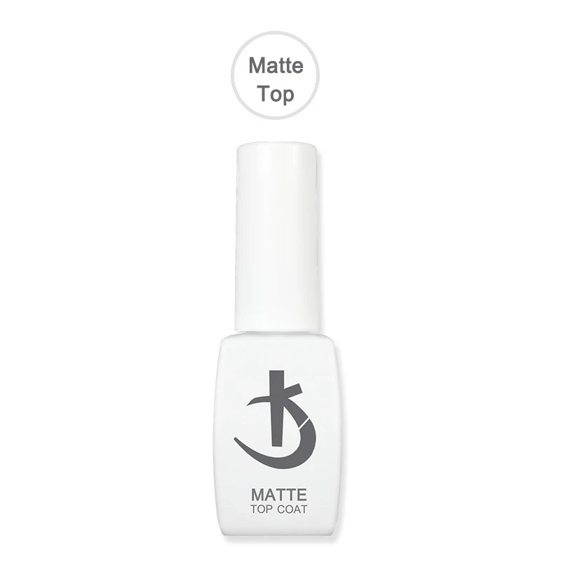 KODI JYJ Base y Top Coat para Esmalte en Gel, Primer sin Ácido, Barniz Híbrido Semipermanente, Top Coat Mate, Base de Goma Gruesa para Uñas