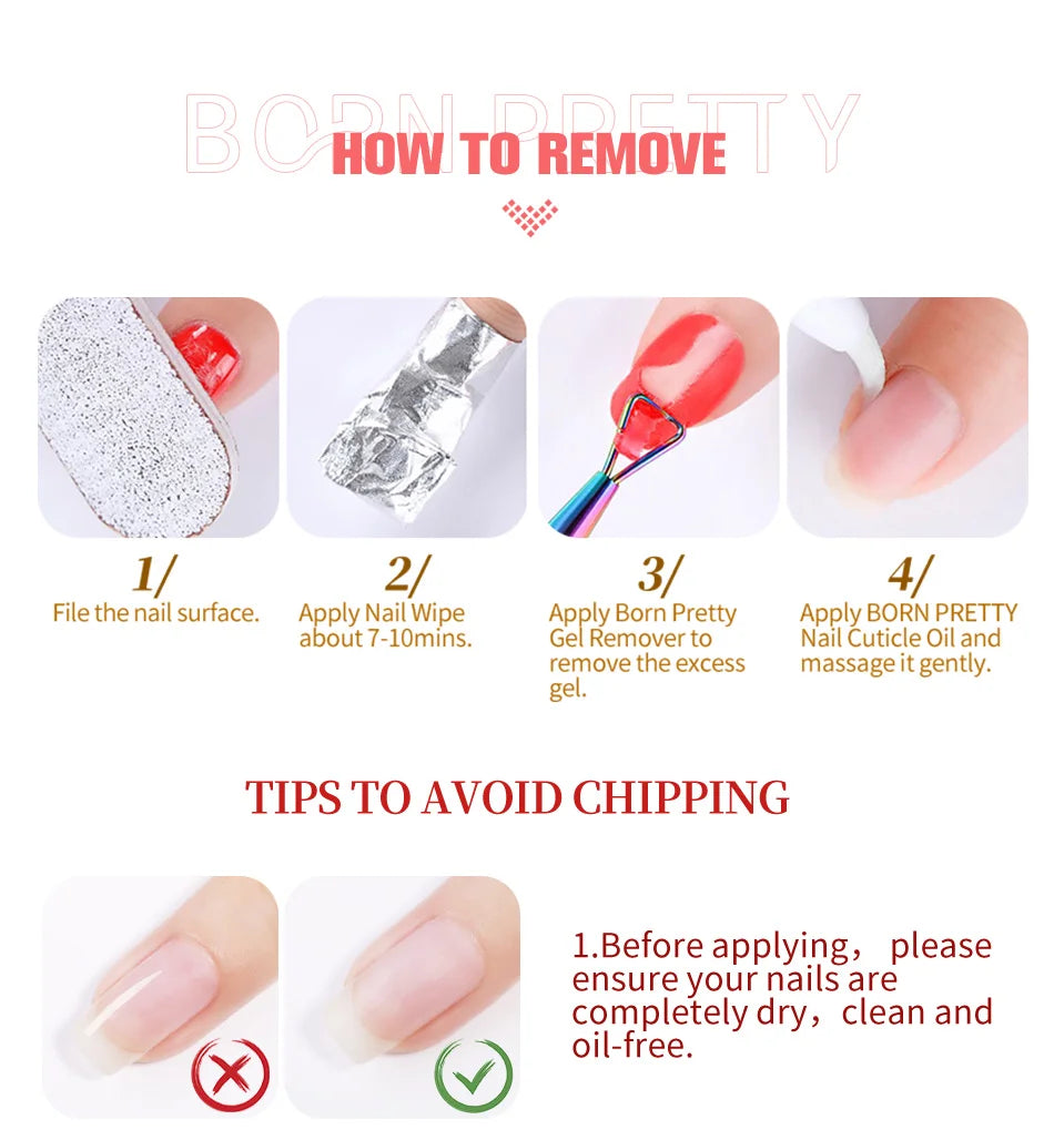 BORN PRETTY-esmalte de uñas en Gel con Base de goma, color rosa lechoso, brillo, barniz semipermanente de 15ml, Gel LED UV autonivelante