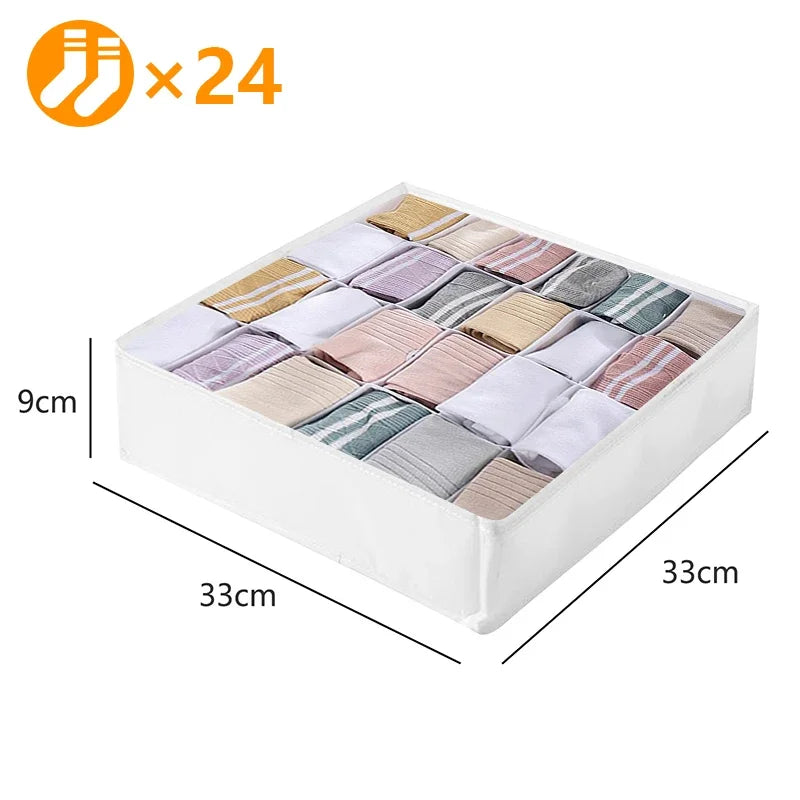 Organizador de ropa interior para sujetador deportivo, caja de almacenamiento para bragas y calcetines, organizador de ropa, armario, cajones, caja separadora