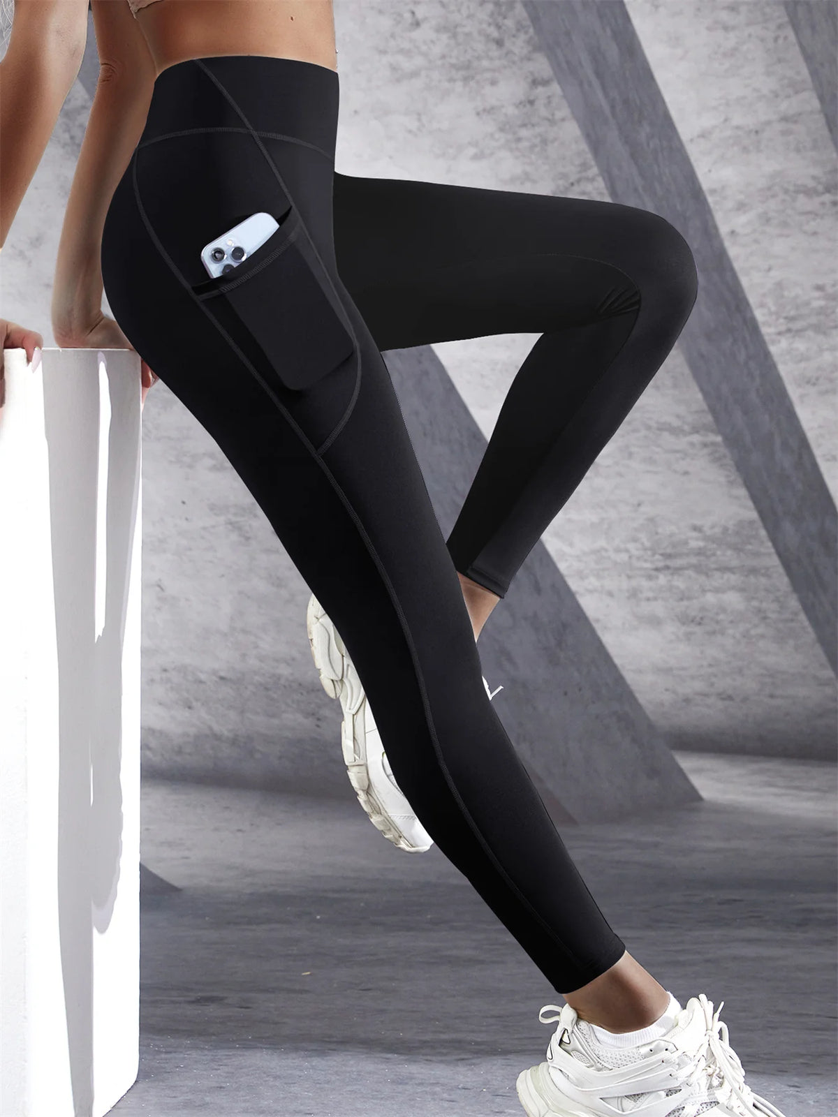 Leggings Deportivos de Cintura Alta | Bolsillos para Yoga y Fitness