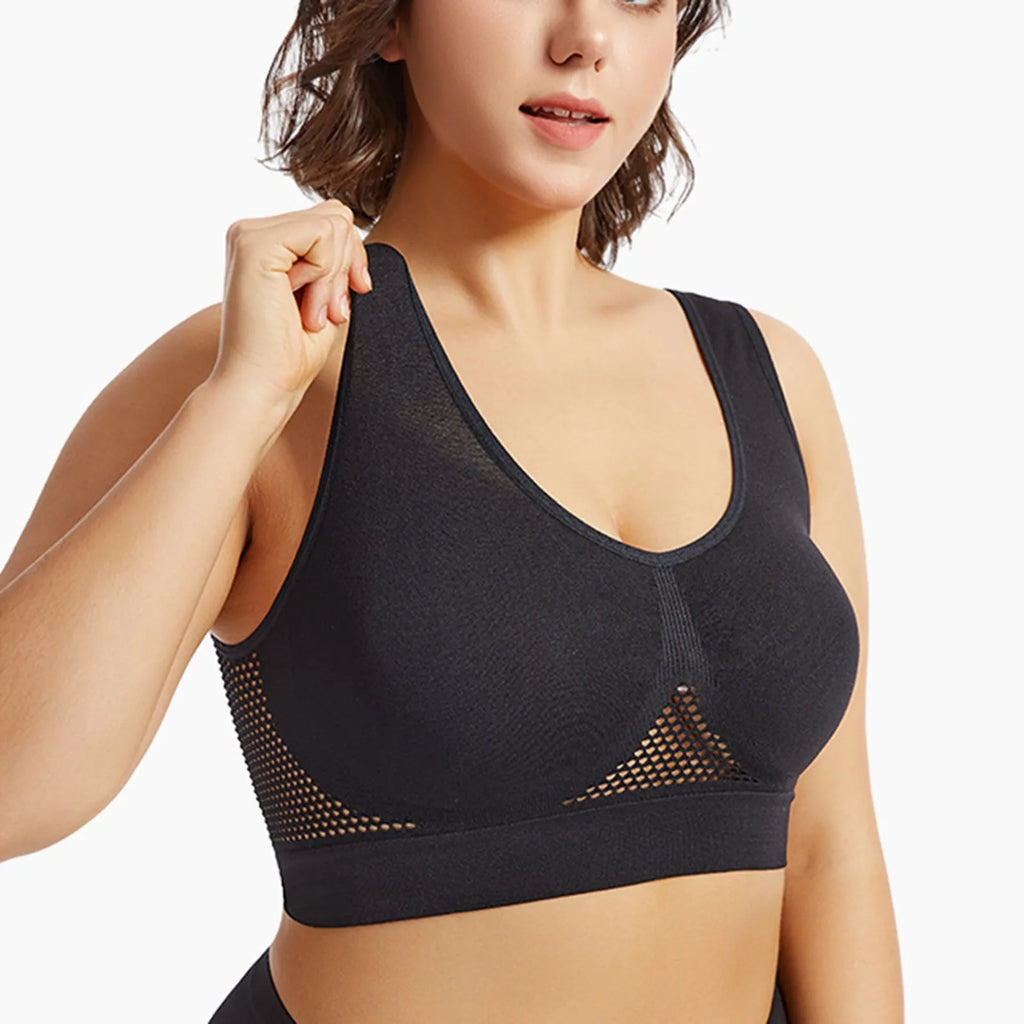 Parte de atrás bonita, Sujetador deportivo a prueba de golpes para correr, Fitness, colección superior antiflacidez, soporte suave, chaleco de Yoga de alta resistencia para mujer