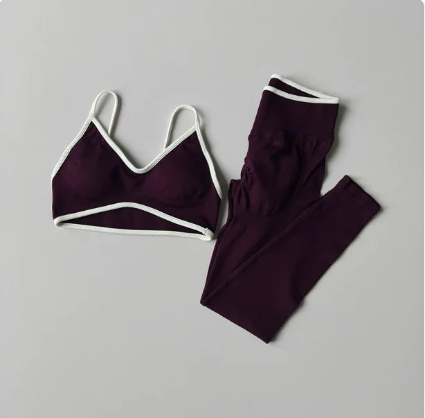 Conjunto Deportivo Mujer 2 Piezas – Top + Leggings