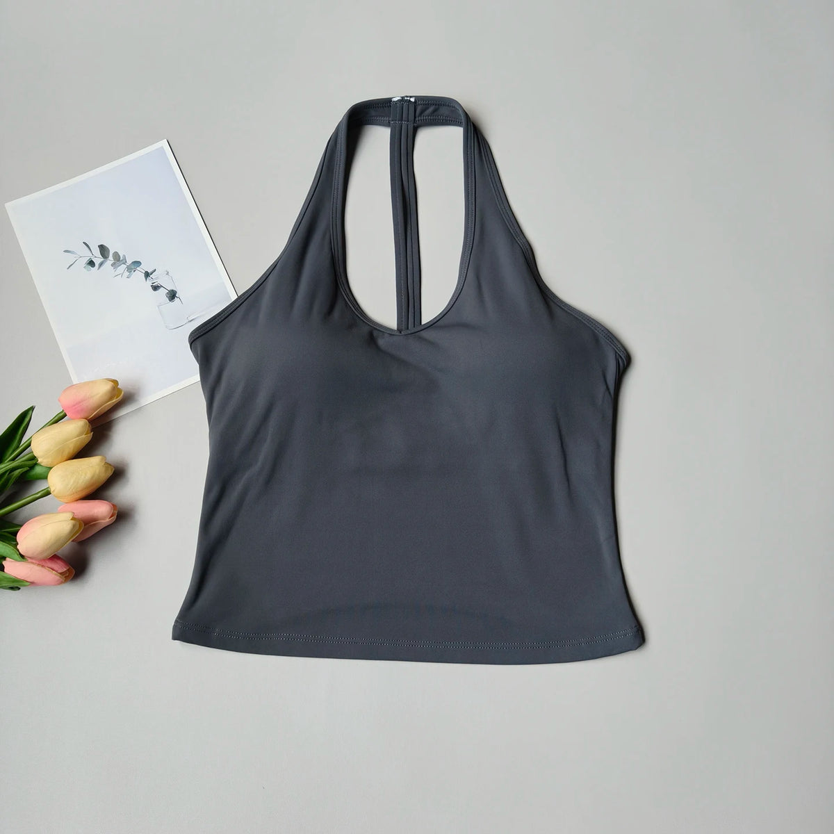 Sujetador Deportivo con Cuello en V | Yoga, Running y Fitness