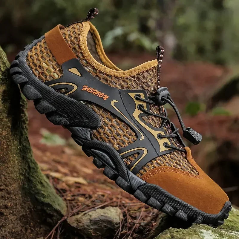 Zapatos resistentes al desgaste para Hombre, zapatillas de senderismo, Jogging, Trekking, rápido, al aire libre, Invierno, antideslizantes