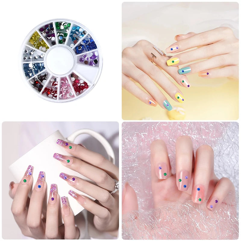 Kit de esmalte de uñas, Kit de uñas acrílico, juego de Gel de uñas de polietileno con lámpara de uñas, extensión de uñas, Gel de brillo, juego de herramientas de manicura de Gel de construcción UV
