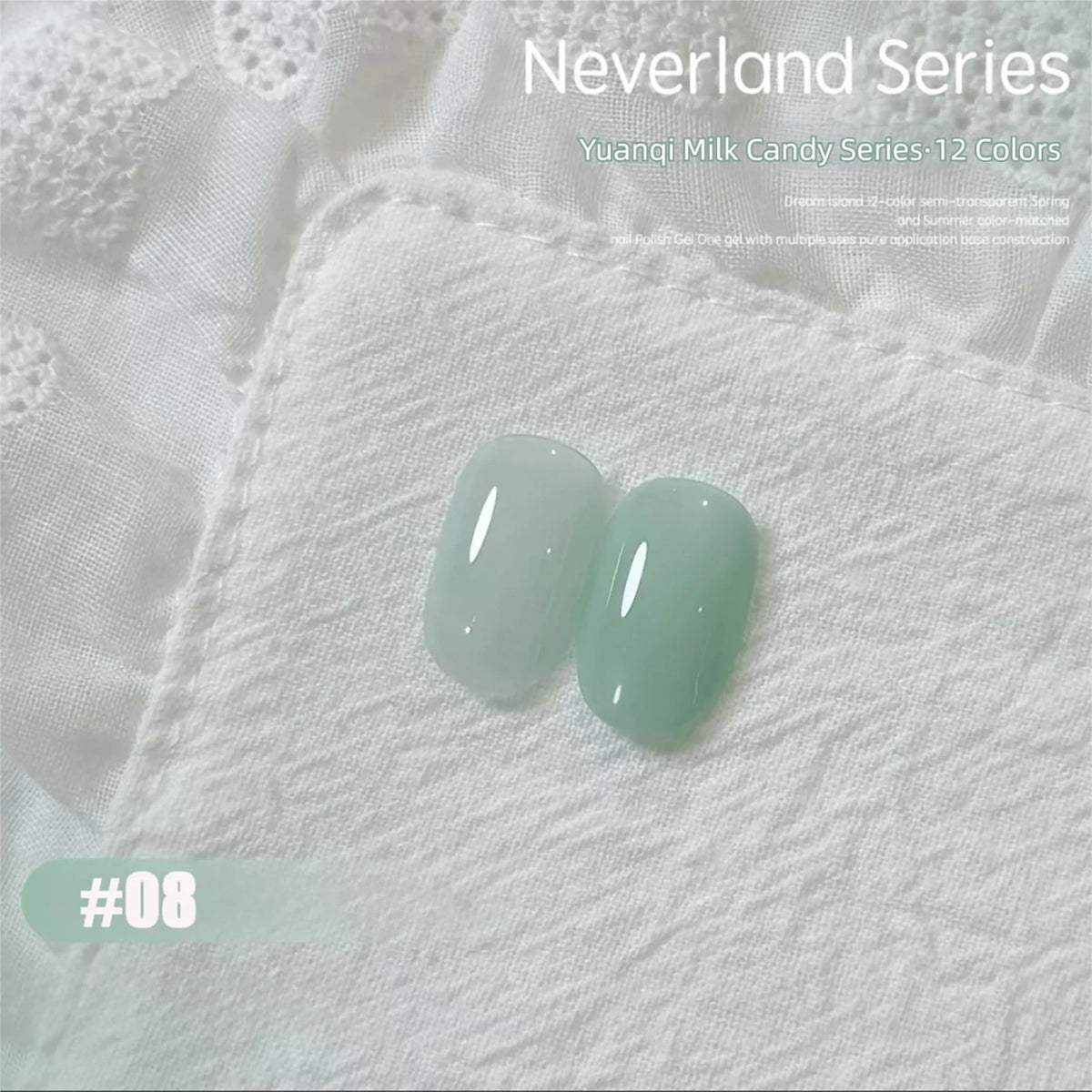 MAINEL 1-12 Uds. Esmalte de Uñas en Gel UV Brillante Nude de Moda, Cosméticos para Uñas, Puntas de Gel para Uñas, Barniz de Uñas