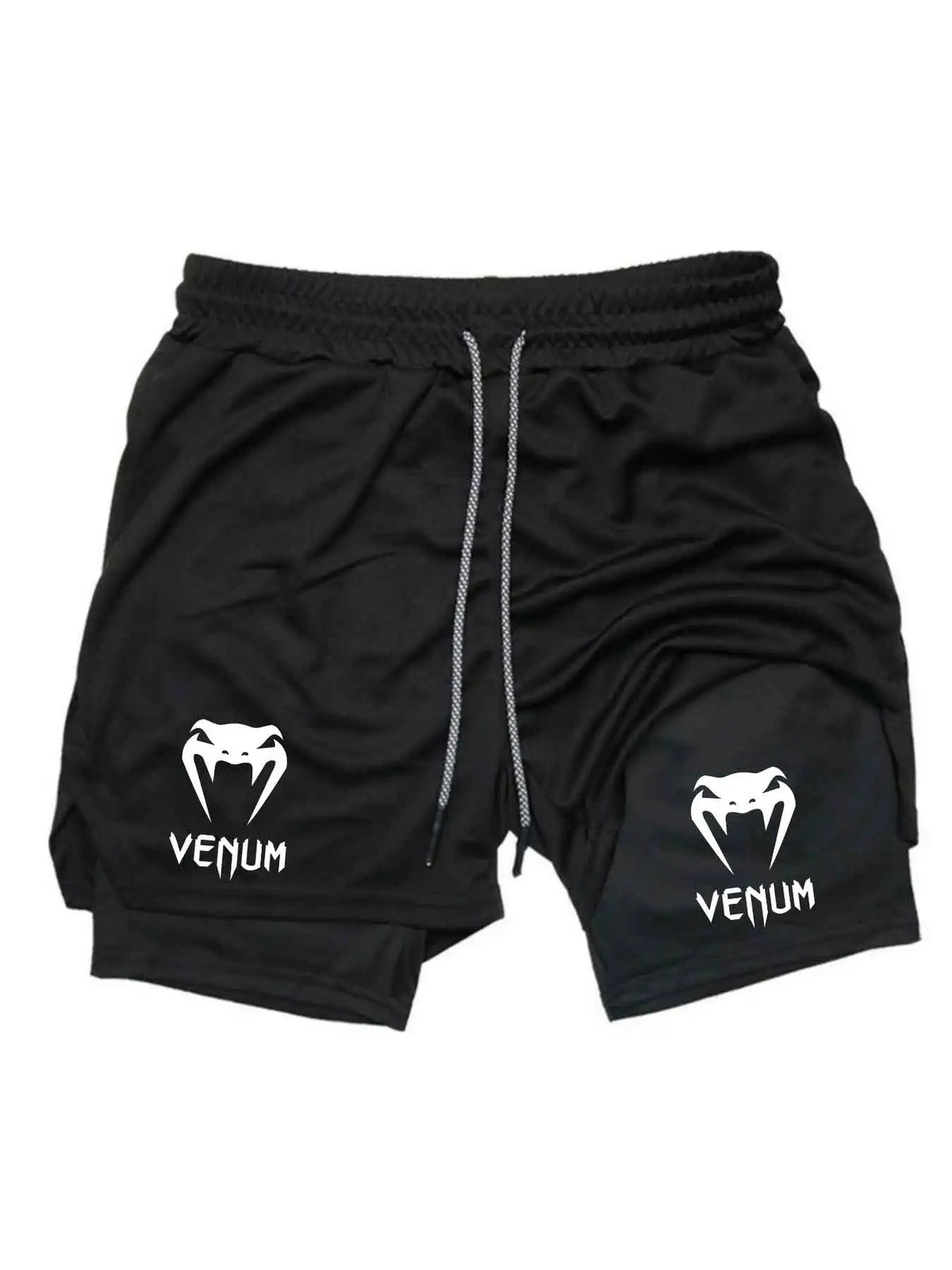 Pantalones Cortos Deportivos de Verano 2026, 2 en 1, para Gimnasio y Running, Ropa Deportiva Informal para Correr, Pantalones Cortos de Doble Capa para Fitness