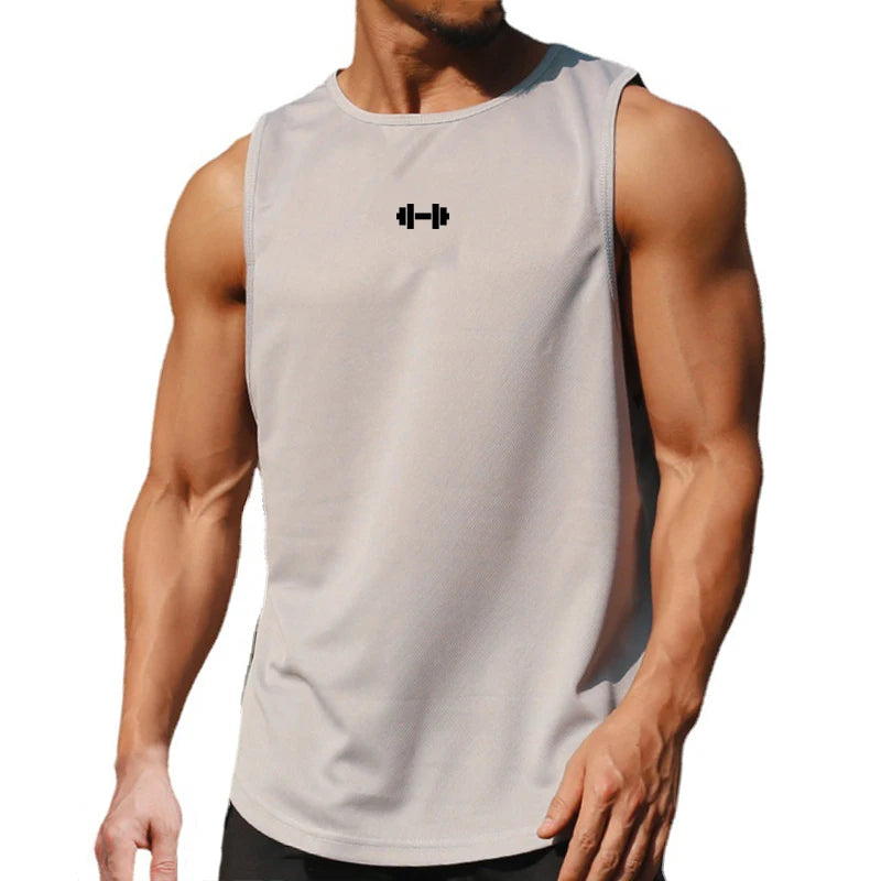 Camiseta sin Mangas para Hombre | Gimnasio, Running y Verano