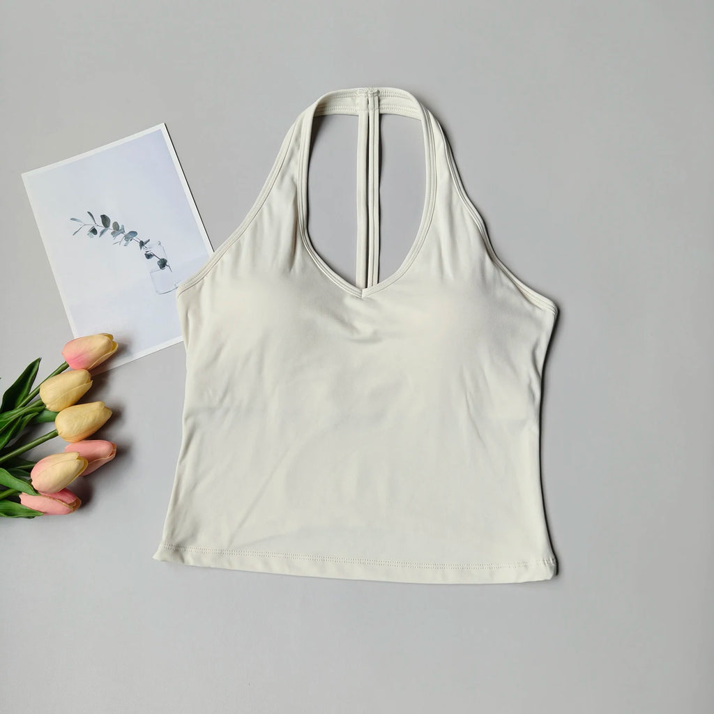 Sujetador Deportivo con Cuello en V | Yoga, Running y Fitness