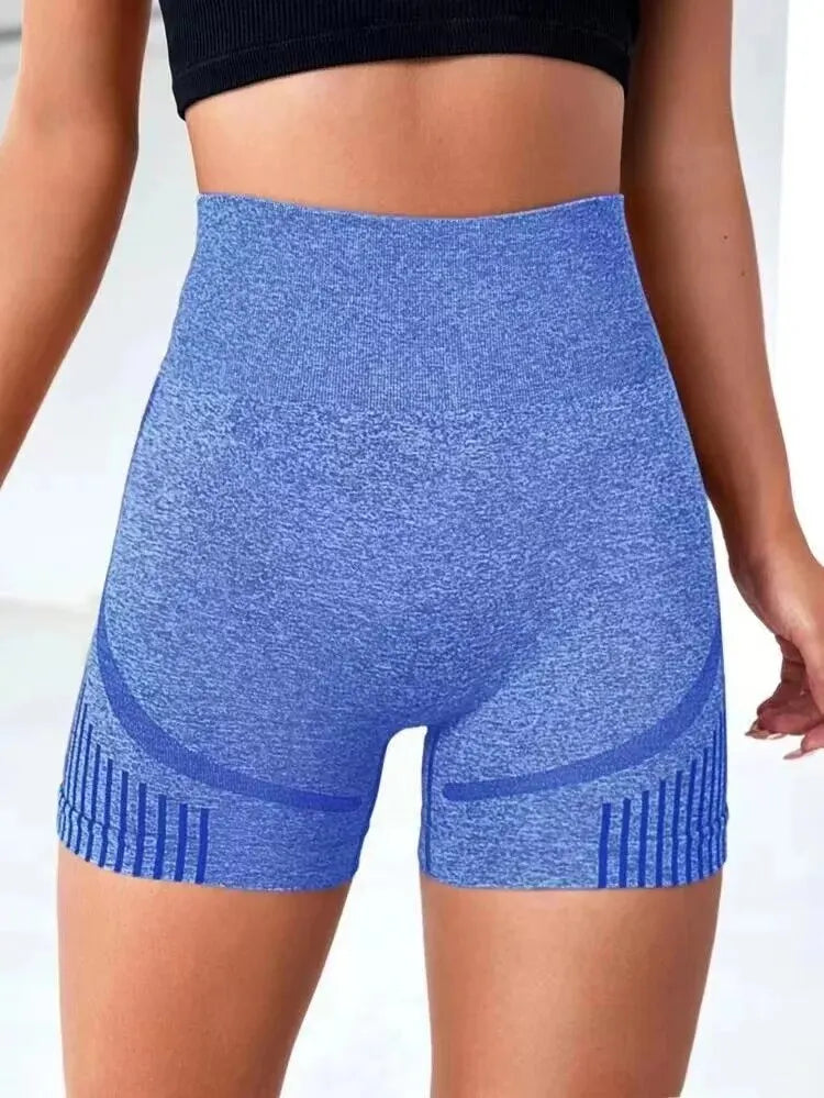Pantalones cortos de Yoga para mujer, pantalones cortos de entrenamiento de cintura alta, Fitness, Yoga, levantamiento de glúteos, Fitness, Yoga, gimnasio, pantalones cortos para correr, ropa deportiva