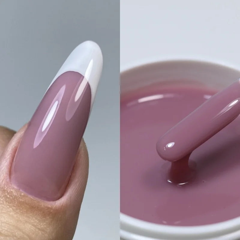 MSHARE-Gel acrílico líquido, Gel de uñas sin TPO para extensión de uñas, auto nivel, remojo, tarro de Gel UV LED
