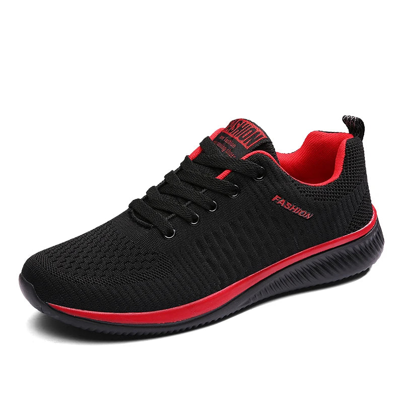 Zapatos de punto para correr para hombre, zapatillas de deporte informales a la moda para hombre, zapatillas deportivas transpirables atléticas para gimnasio, zapatillas ligeras para correr