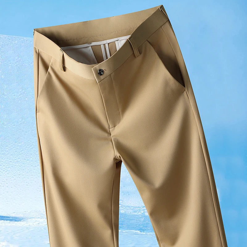 Pantalón Casual de Verano para Hombre | Ligero, Elástico y Recto