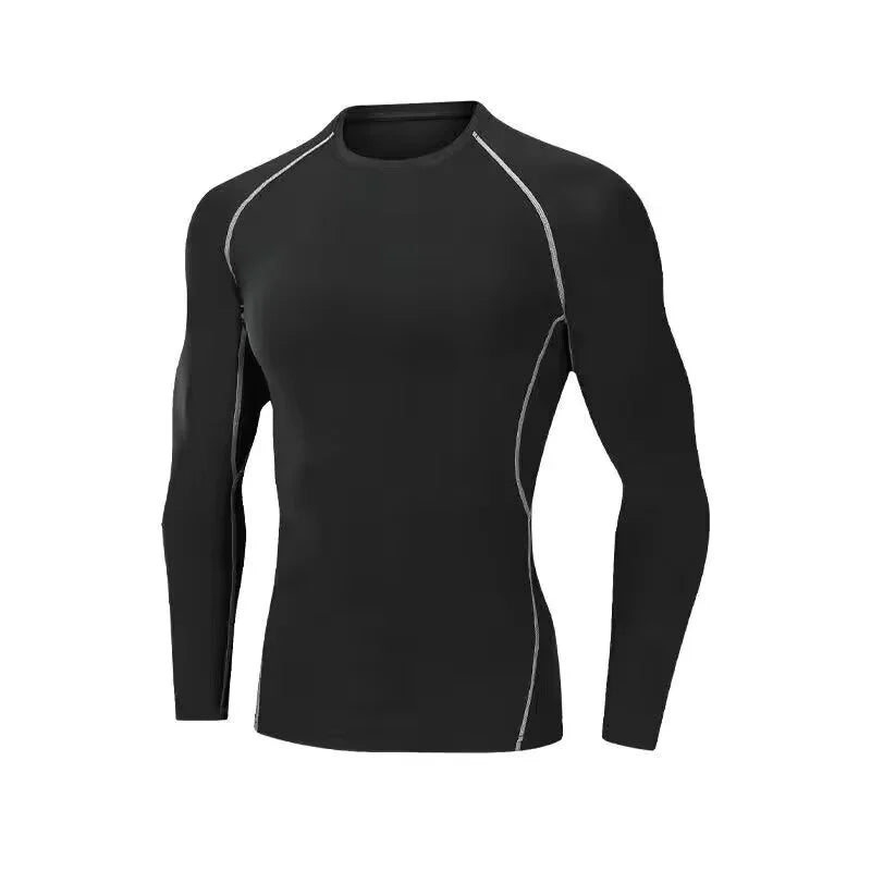 Camiseta deportiva para correr para hombre, camisetas de compresión para Fitness, camiseta de entrenamiento de secado rápido, camisetas deportivas para correr, Jersey