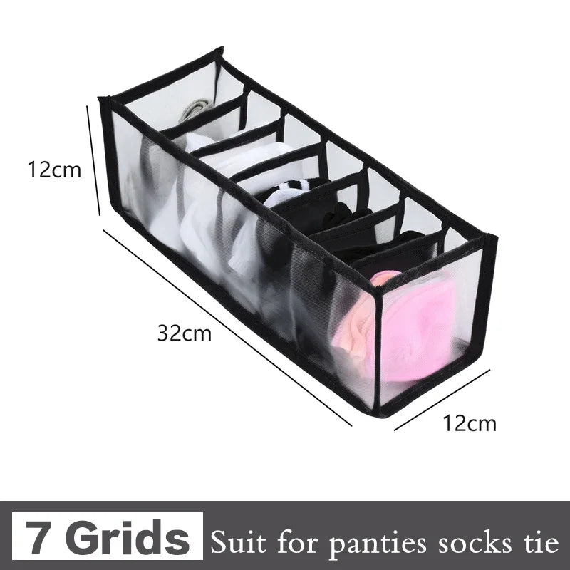 Organizador de ropa interior para sujetador deportivo, caja de almacenamiento para bragas y calcetines, organizador de ropa, armario, cajones, caja separadora