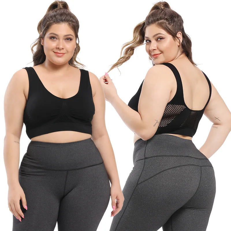 Chaleco deportivo transpirable para mujer, sujetador absorbente para el sudor, almohadilla a prueba de golpes, Top deportivo para pista y campo, gimnasio, correr, Fitness