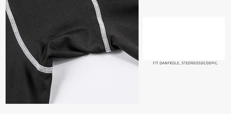 Leggings deportivos para hombre, pantalones cortos, secado rápido, elásticos, para fitness, correr, atletismo, entrenamiento de baloncesto, compresión