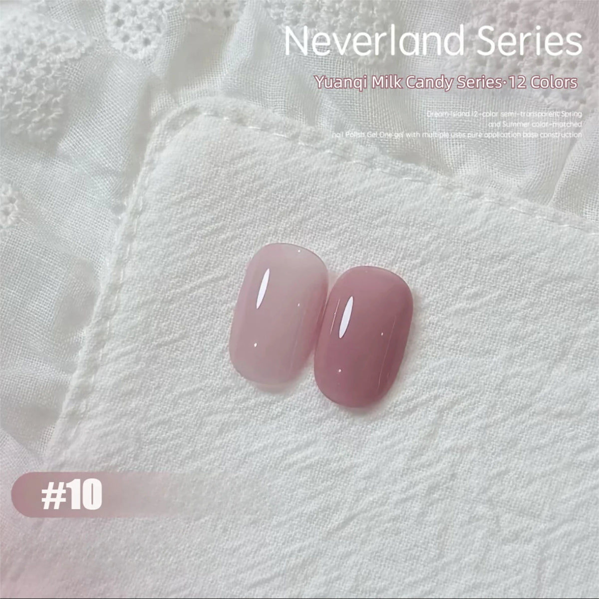 MAINEL 1-12 Uds. Esmalte de Uñas en Gel UV Brillante Nude de Moda, Cosméticos para Uñas, Puntas de Gel para Uñas, Barniz de Uñas