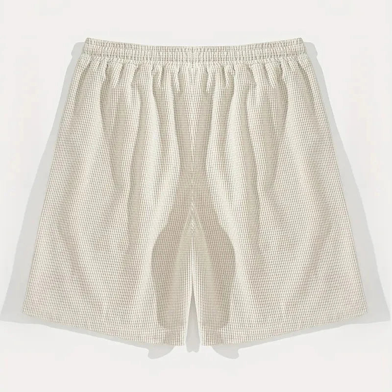 Pantalones cortos para hombre, pantalones casuales para hombre, pantalones cortos de playa para hombre, pantalones cortos deportivos para hombre, nueva tela texturizada de moda, pantalones transpirables, adecuados para