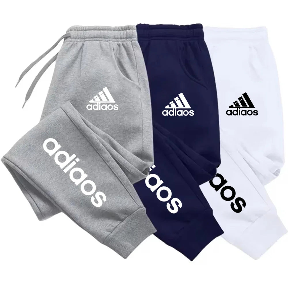 Pantalones de chándal para hombre, pantalones deportivos de moda de otoño e invierno, pantalones para correr, fitness, informales, modernos, cómodos y fas