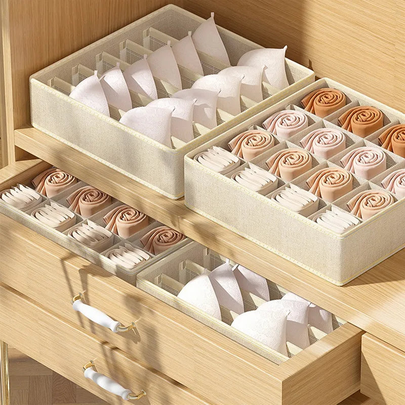 Organizador de ropa interior para sujetador deportivo, caja de almacenamiento para bragas y calcetines, organizador de ropa, armario, cajones, caja separadora