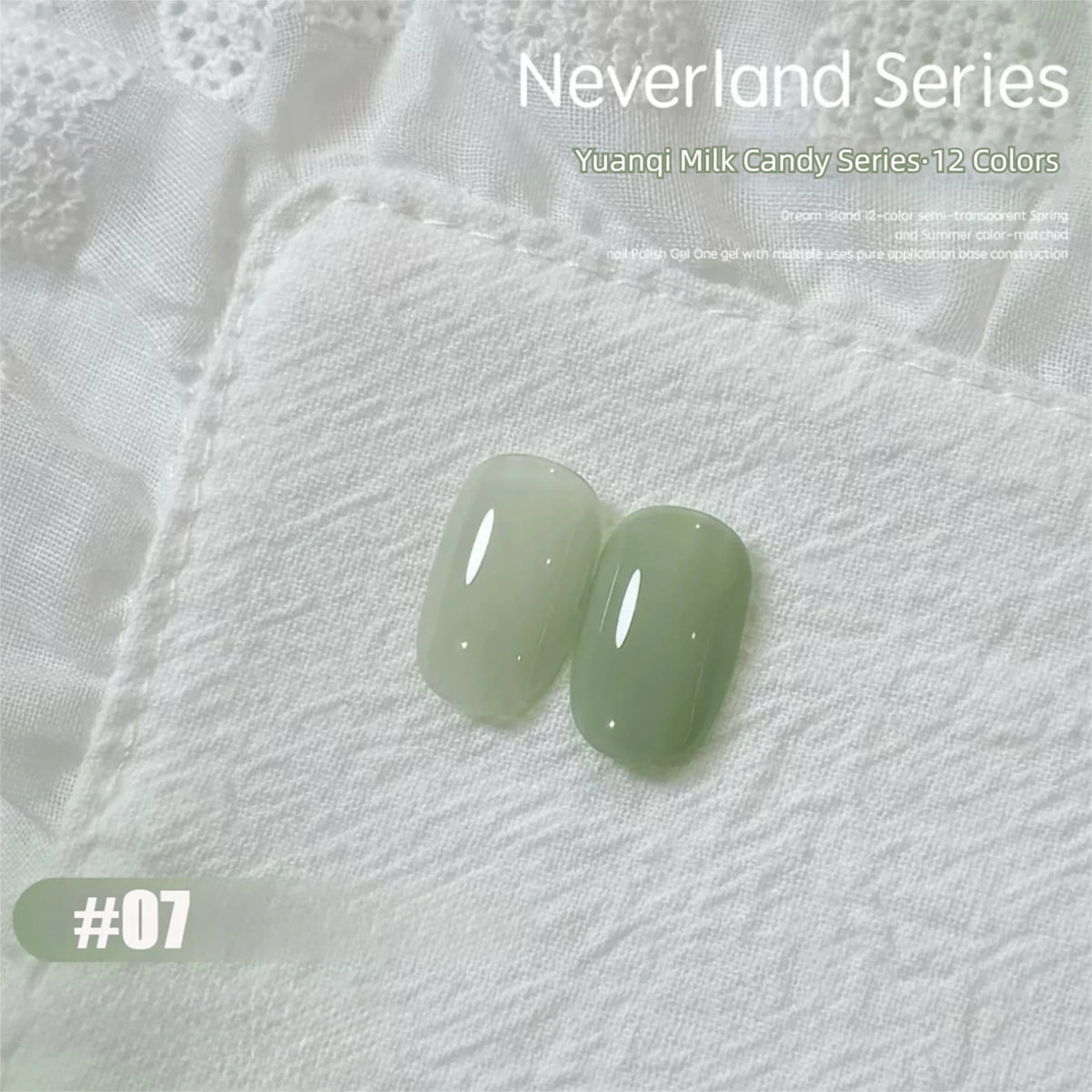 MAINEL 1-12 Uds. Esmalte de Uñas en Gel UV Brillante Nude de Moda, Cosméticos para Uñas, Puntas de Gel para Uñas, Barniz de Uñas