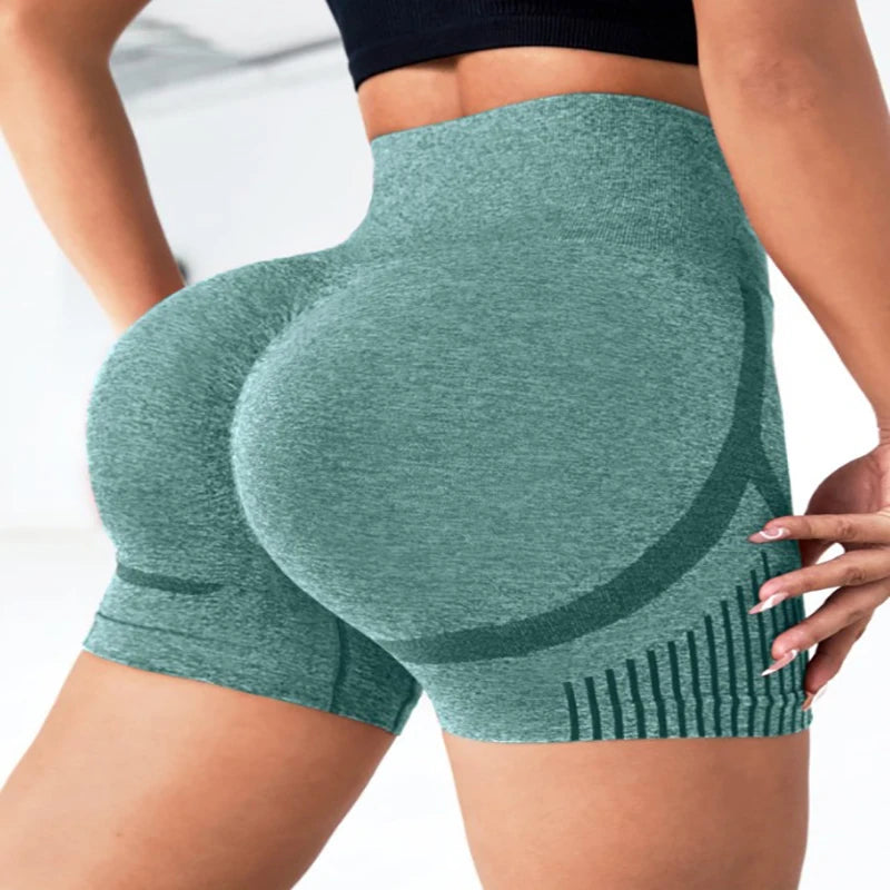Pantalones Cortos de Yoga Mujer – Sin Costuras y Alta Elasticidad