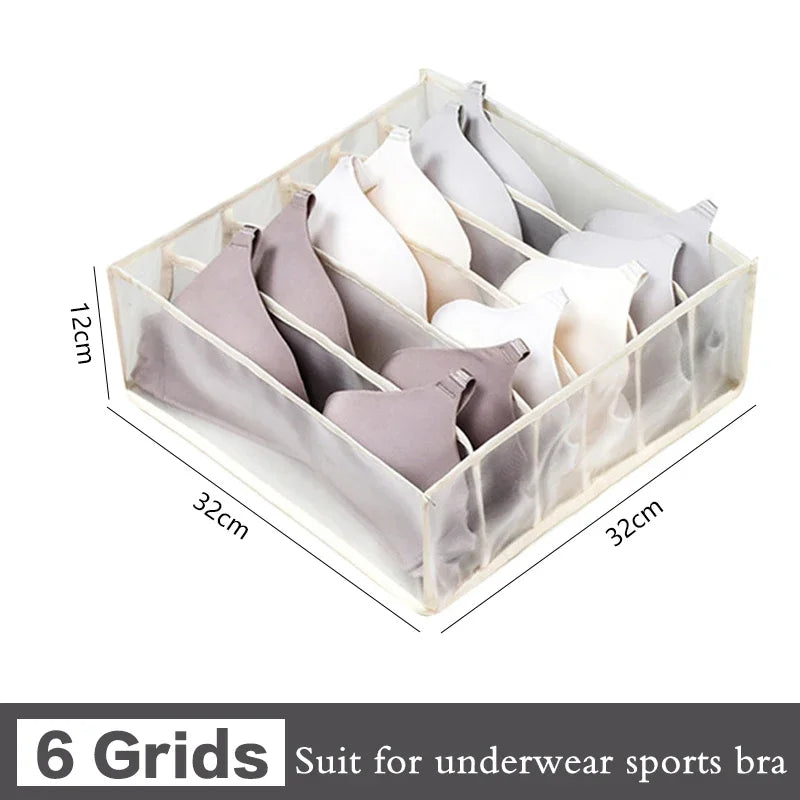 Organizador de ropa interior para sujetador deportivo, caja de almacenamiento para bragas y calcetines, organizador de ropa, armario, cajones, caja separadora