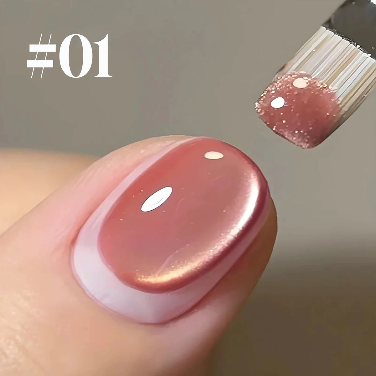 SHAKA 1-4 piezas Nuevo Esmalte de Uñas Azul Verde de Primavera/Verano Más Vendido, Suministros Fantásticos para Uñas, Gel de Uñas Ojo de Gato Burbuja Oceánica