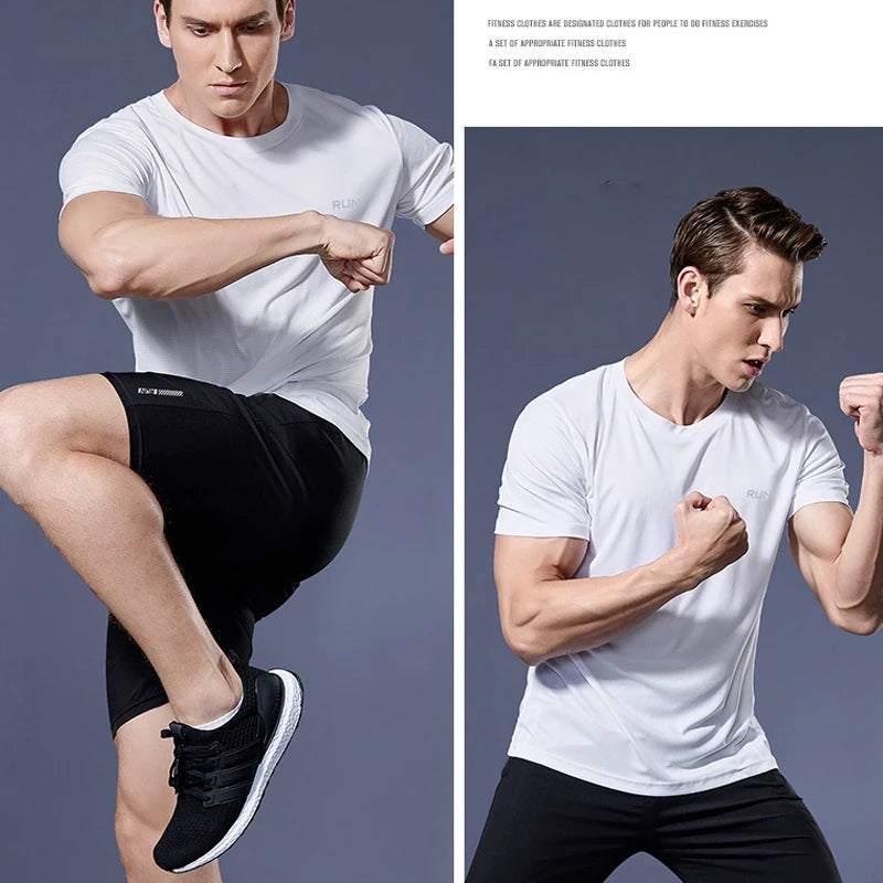 Camiseta Deportiva de Compresión para Hombre | Running, Fútbol y Gimnasio