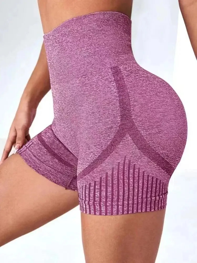 Pantalones cortos de Yoga para mujer, pantalones cortos de entrenamiento de cintura alta, Fitness, Yoga, levantamiento de glúteos, Fitness, Yoga, gimnasio, pantalones cortos para correr, ropa deportiva