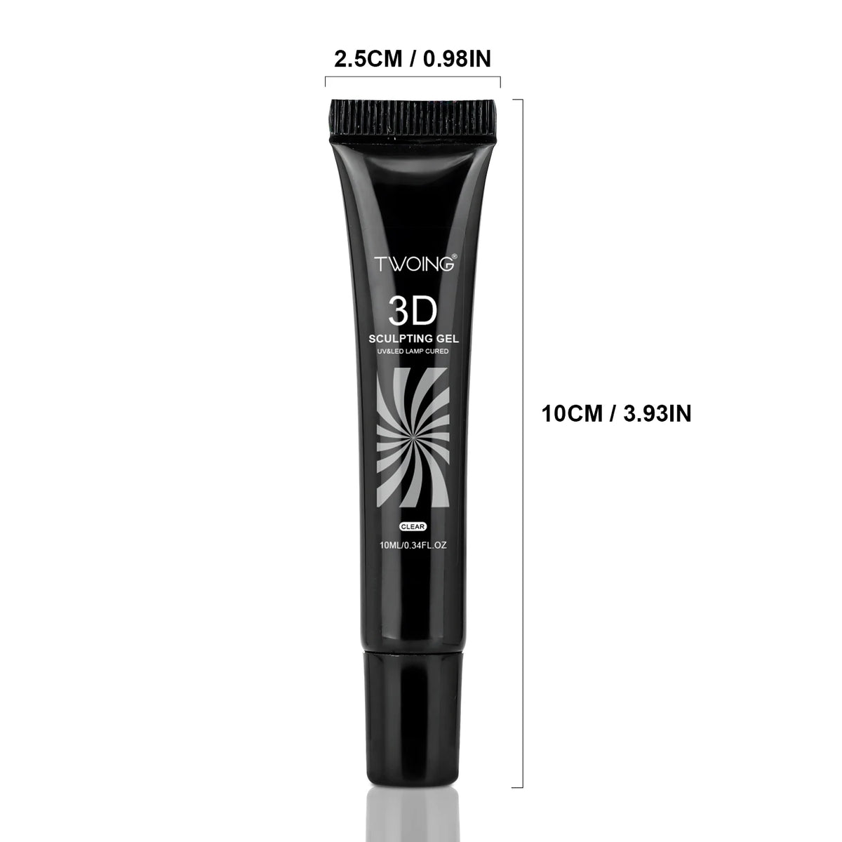 Gel para decoración de uñas 3D de 10 ml: diseños de bricolaje, gel para esculpir resistente al agua, gel para diseño de uñas resistente al agua para tallas y formas intrincadas