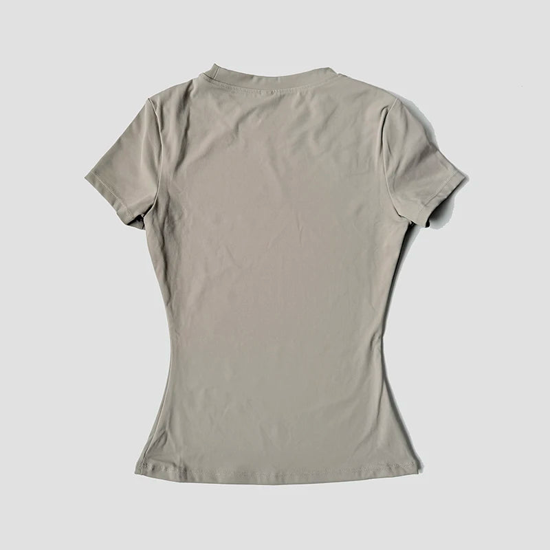 Camiseta Yoga Seamless Mujer – Manga Corta