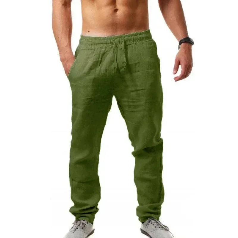 Pantalón Holgado Lino & Algodón – Deportivo Urbano