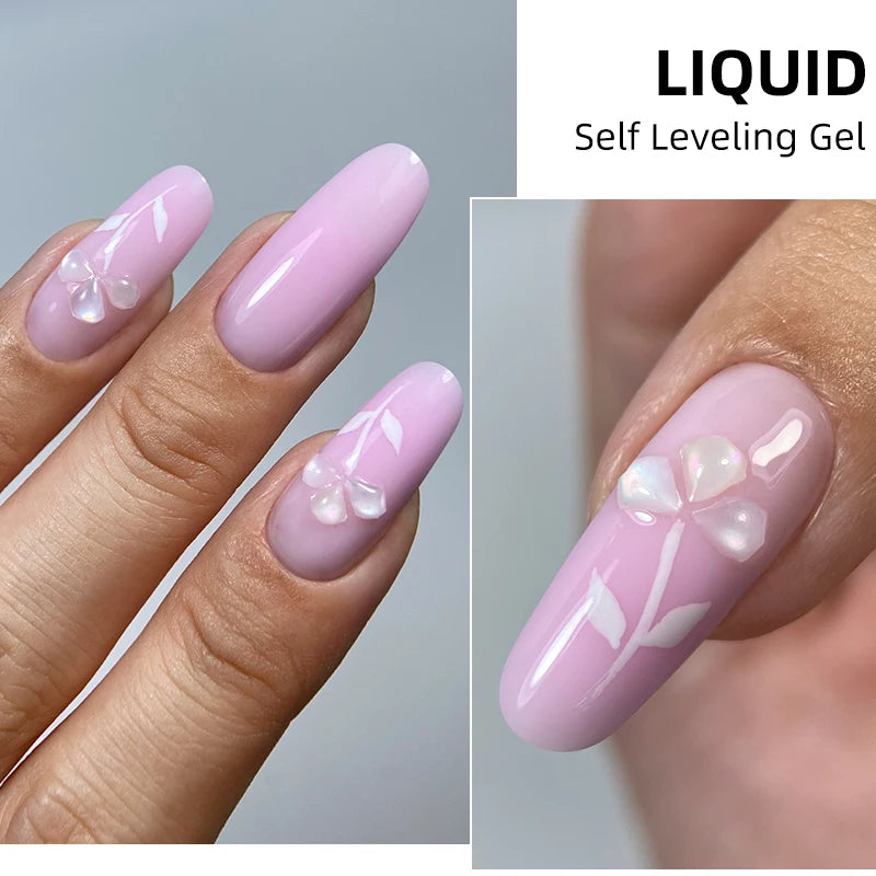MSHARE-Gel acrílico líquido, Gel de uñas sin TPO para extensión de uñas, auto nivel, remojo, tarro de Gel UV LED