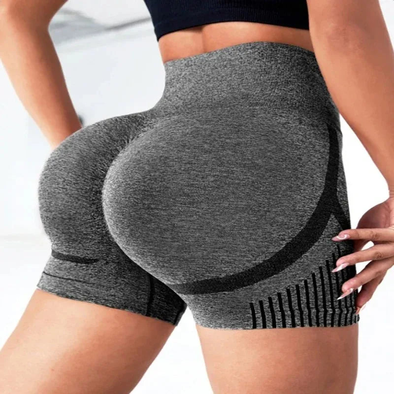 Pantalones Cortos de Yoga Mujer – Sin Costuras y Alta Elasticidad