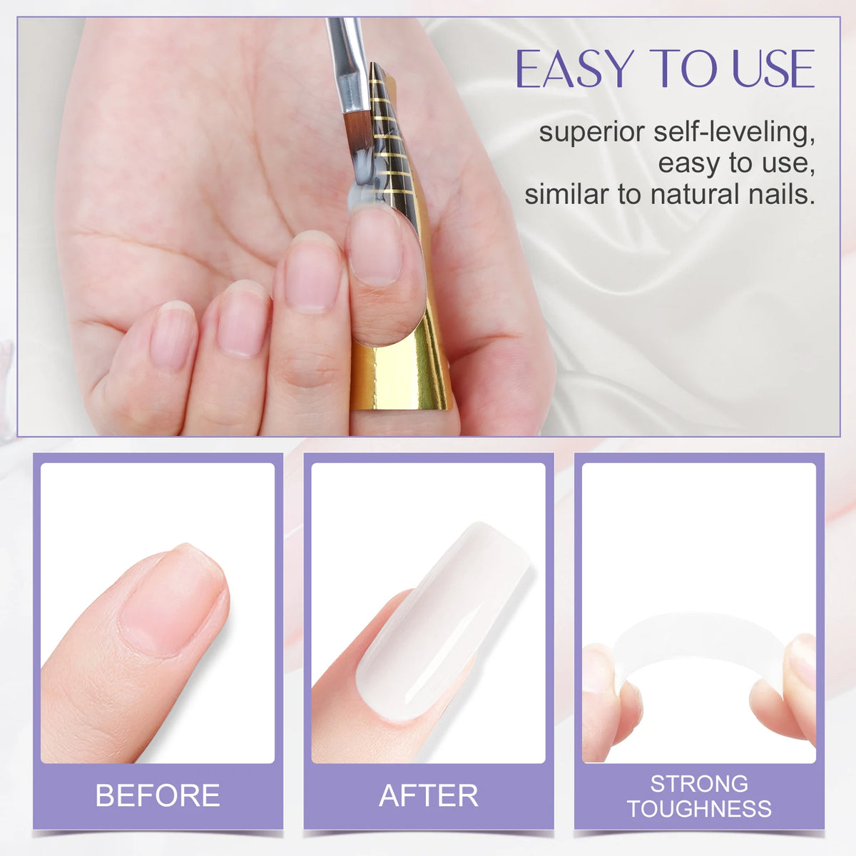 Saviland-esmalte de Gel para uñas, Gel multifuncional para extensión de uñas, UV, para salón de belleza, 100g