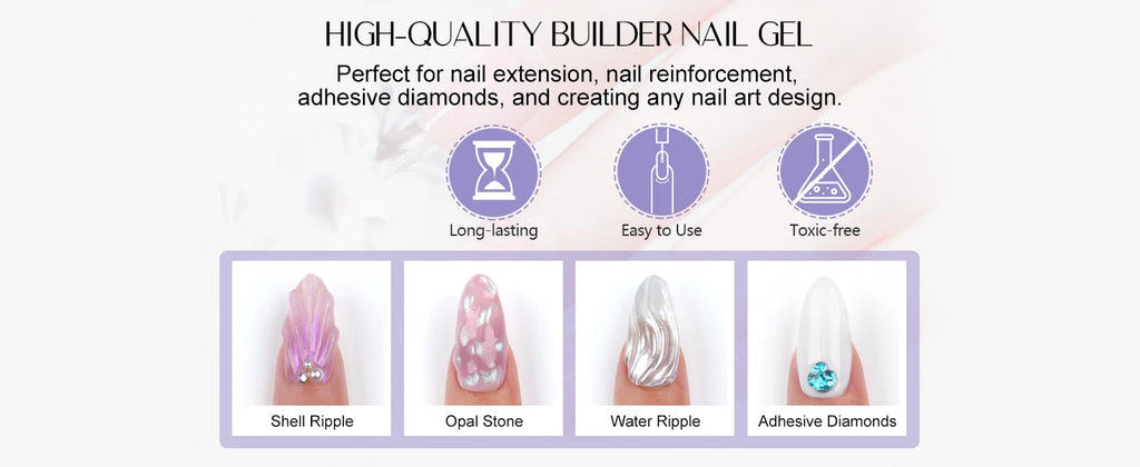 Saviland-esmalte de Gel para uñas, Gel multifuncional para extensión de uñas, UV, para salón de belleza, 100g