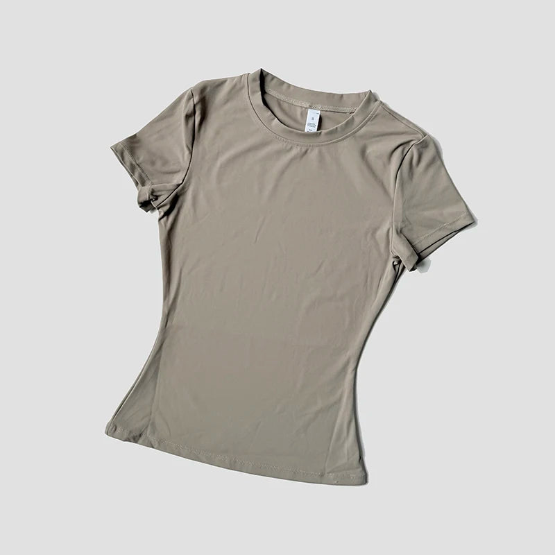 Camiseta Yoga Seamless Mujer – Manga Corta