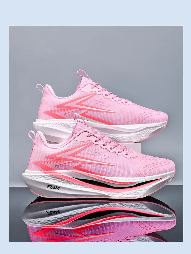 Zapatillas de Running con Placa de Carbono | Ligeras y Transpirables