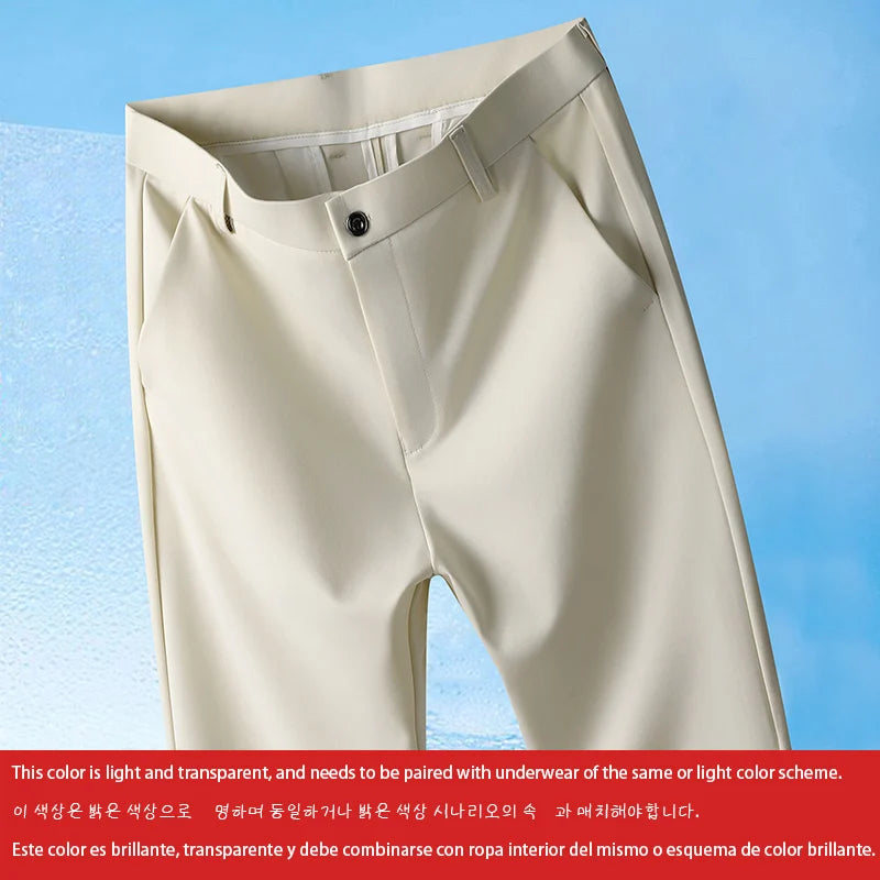 Pantalón Casual de Verano para Hombre | Ligero, Elástico y Recto