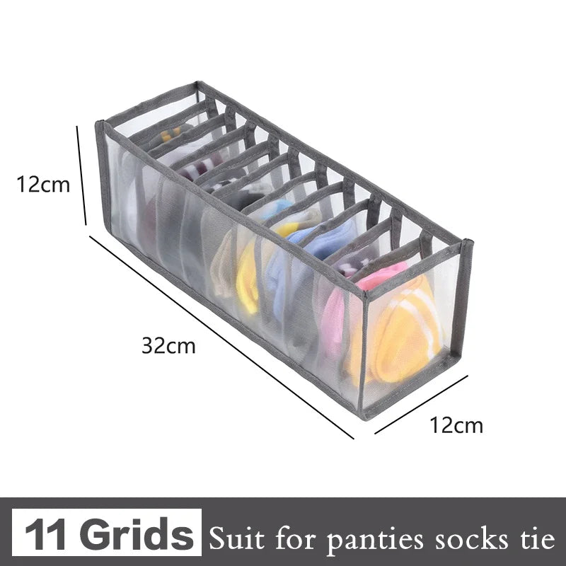 Organizador de ropa interior para sujetador deportivo, caja de almacenamiento para bragas y calcetines, organizador de ropa, armario, cajones, caja separadora